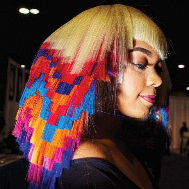 So much (colorful) inspiration from the Bronner Brother's International Beauty Show!