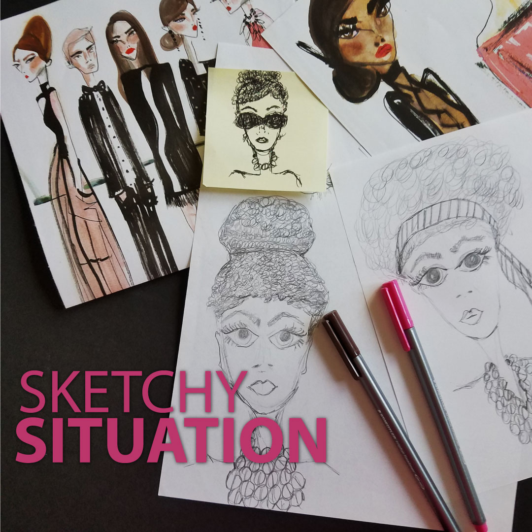 5 FABULOUS FASHION “SKETCH” ARTISTS